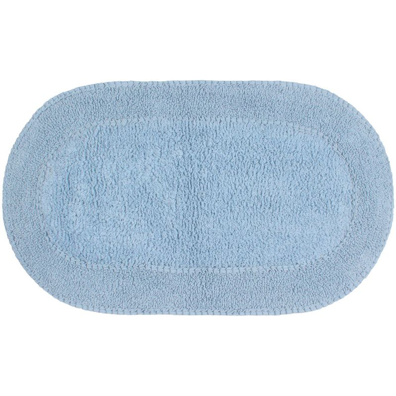 Double Ruffle Collection Cotton Ruffle Pattern Tufted Bath Rug - Home Weavers, 2 of 5