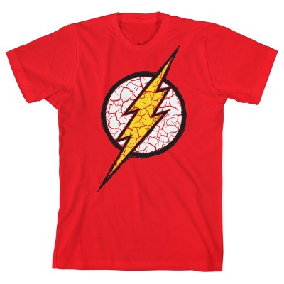 Flash Superhero Logo Boy’s Red T-shirt