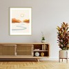 Amanti Art Geo Landscape Line II by Victoria Barnes Wood Framed Wall Art Print - 4 of 4