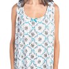 Casual Nights Women's Cotton Sleeveless Nightgown Chemise - 4 of 4