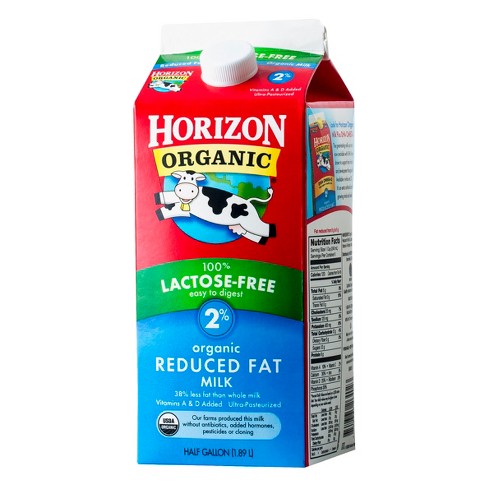 horizon organic whole milk nutrition