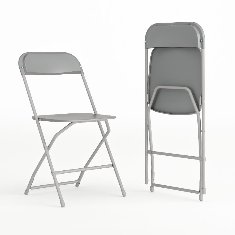 Flash Furniture Hercules Series Plastic Folding Chair - 2 Pack 650LB Weight Capacity, 1 of 17
