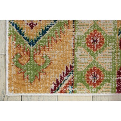 Sunset 5' x 7' Rectangular Stain-Resistant Synthetic Area Rug