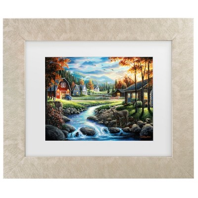 Chuck Black Country Living Matted Framed Art : Target