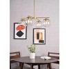 Elegant Lighting Opus 4 lights brass pendant - image 2 of 4