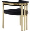Meridian Furniture,Marcello Velvet Dining Chair, Set of 2 - 2 of 4