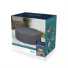 SaluSpa 77x28 Inch EnergySense DuraPlus Waterproof Round Thermal Spa Cover, Gray - 3 of 4