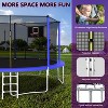 Jump Into Fun 14FT Trampoline for Kids & Adults with Basketball Hoop,Recreational Trampolines with Safety Enclosure for Back Yard Outdoor - 2 of 4