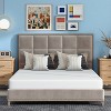 FDW 6 inch Bamboo Charcoal Memory Foam Mattress Cooling Gel Infused CertiPUR-US Certified Breathable Bed Mattress for Cooler Sleep,White - 2 of 4