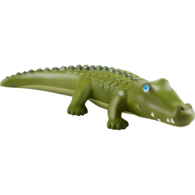 HABA Little Friends Crocodile - 7" Chunky Plastic Zoo Animal Toy Figure, 1 of 9