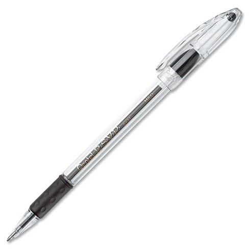 Better BPS Better Ball Point Pen, Black - Medium Pen Point - Refillable -  Black - Crystal Clear Barrel - Stainless Steel Tip - 1 Each