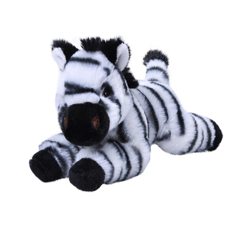 Wild Republic Ecokins Mini Zebra Stuffed Animal, 8 Inches, 1 of 2