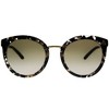 Dolce & Gabbana  911/6E Womens Round Sunglasses Cube Black/Gold 52mm - 2 of 3