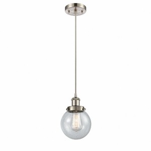 Beacon - 1 Light Cord Hung Mini Pendant In Modern Style-9 Inches Tall and 6 Inches Wide - 1 of 1