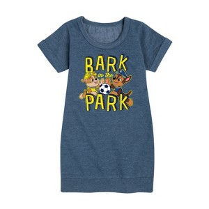 - Paw Patrol - Bark In The Park Graphic Short Sleeve Fleece Dress - 1 of 4