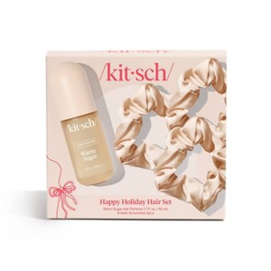 Kitsch Happy Holiday Hair Gift Set - 4pc - Warm Sugar - 1 of 4