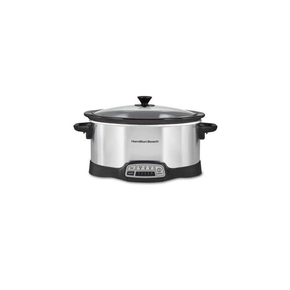 Hamilton Beach Programmable Slow Cooker - Silver - 33463