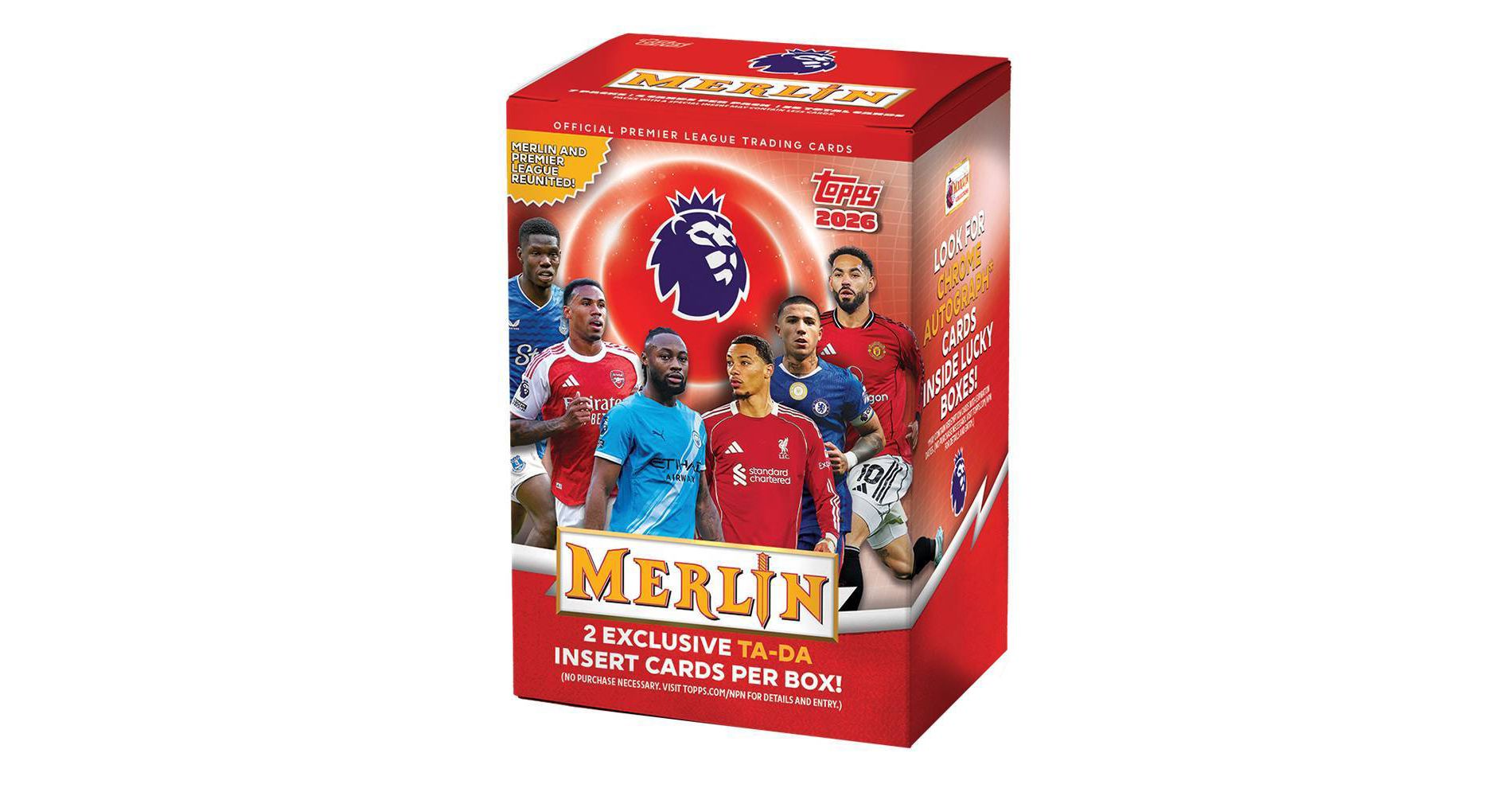 Topps Merlin Premier League Soccer Trading Card Value Box