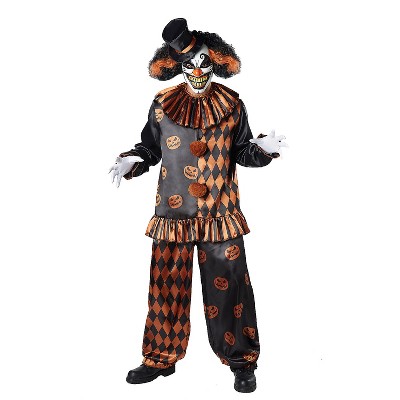 Seasonal Visions Adult Halloween Clown Costume - One Size Fits Most ...