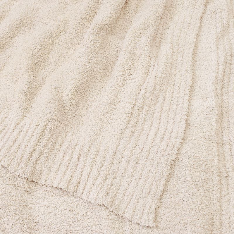PAVILIA Plush Knit Throw Blanket for Couch Sofa Bed, Super Soft Fluffy Fuzzy Lightweight Warm Cozy All Season, 4 of 9