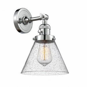 Cone - 1 Light Wall Sconce In Industrial Style-10 Inches Tall and 8 Inches Wide - 1 of 1