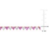 EVERLY JEWELRY  |   Rose Plated Sterling Silver 31.2 CT TGW Created Pink Sapphire, Created White Sapphire Necklace Tongue & Groove Clasp Length - 3 of 4