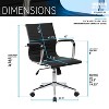 CAVINAS Executive Office Chair, Adjustable Desk Chair, Fully Reclining Computer Chair with Footrest for Study, Home Office - 4 of 4