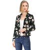 INSPIRE CHIC Women's Notched Lapel Open Front Business Casual Blazer - 3 of 4