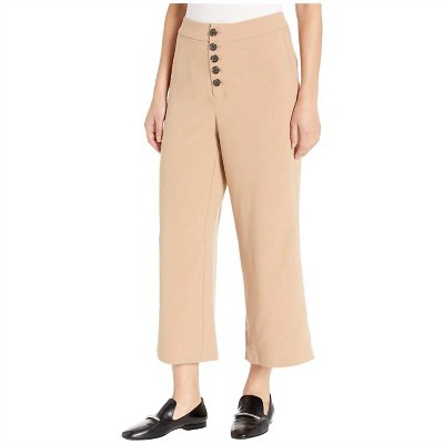 Women's Riga Button Front Wide Leg Trouser - cupcakes and cashmere
