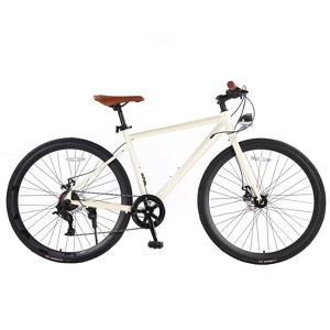 Hybrid Bike, 28" Mountain Bicycle for Adult, 700C Road Bike, Commuter Bike 7 Speeds with Front and Rear Brakes - 1 of 4