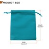 Unique Bargains Velvet Reusable Soft Jewelry Headphone Candy Drawstring Gift Bags 20 Pcs - 2 of 4