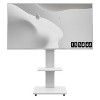 Dolonm Mobile TV Stand with Adjustable Shelf for 32-75 inch TVs, Lockable Wheels, Height & Tilt Adjustable, for Living Room, Bedroom, Office - 2 of 4