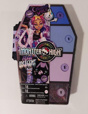 Monster High Skulltimates Secrets Fearidescent Clawdeen Wolf Fashion Doll :  Target