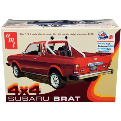 Skill 2 Model Kit 1978 Subaru BRAT 4x4 Pickup Truck 1/25 Scale Model by AMT