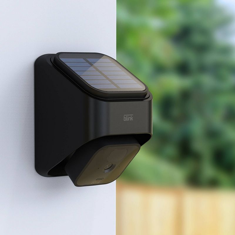 Amazon Blink Outdoor Add-On Camera Solar Panel Charging Mount - Black, 1 of 6