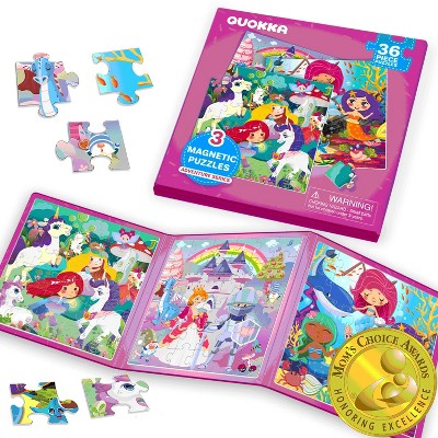 QUOKKA Magnetic Puzzle Book for Toddlers 3-5