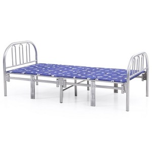 Folding Bed in Silver Gray - Hodedah - 1 of 4