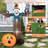 Syemin Decorative Holiday Scene Props Halloween Inflatable Decoration Giant Halloween Inflatable Ghost Decor Party Yard Decoration, Brown, 48"*60"*84" - 2 of 4