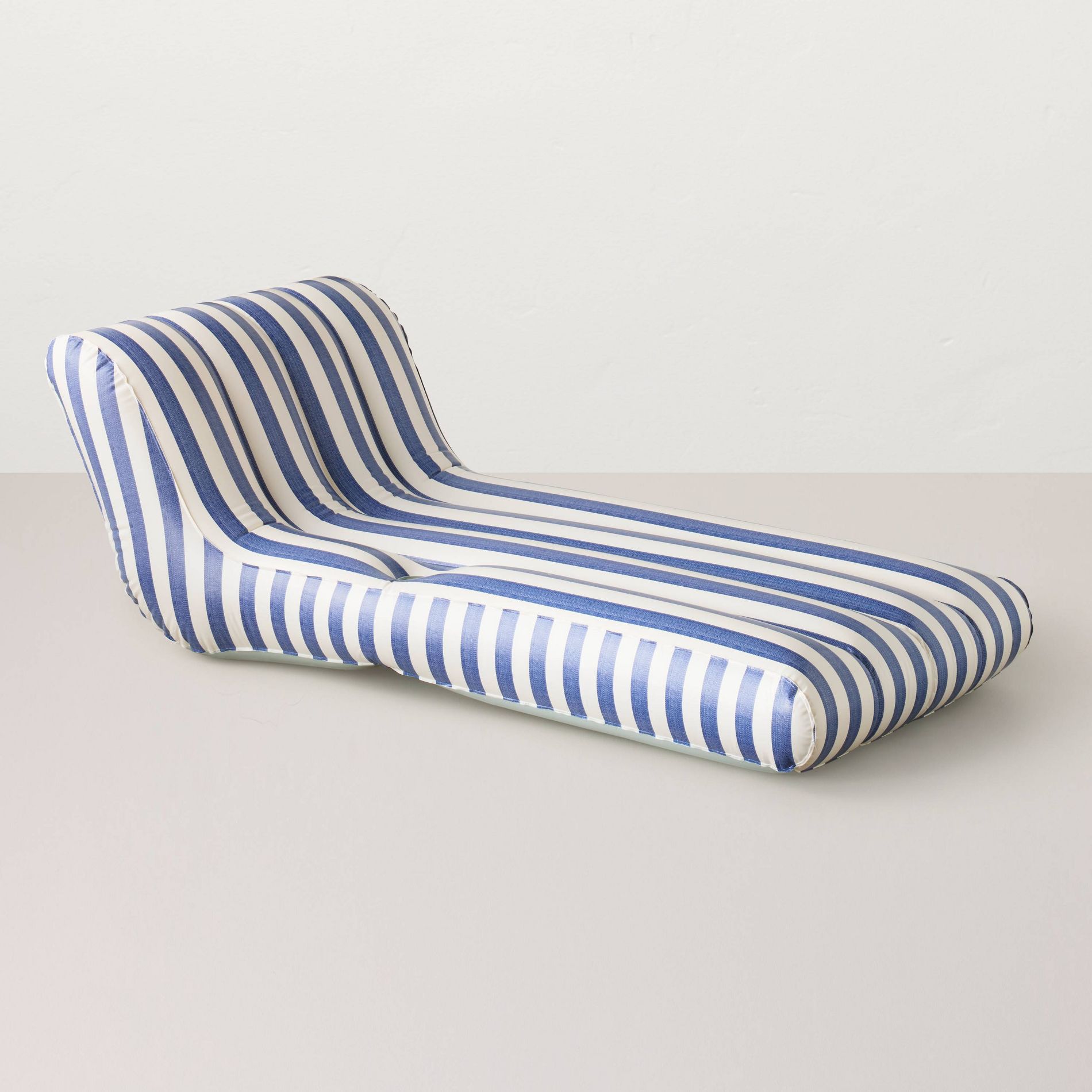 Inflatable Pool Lounger Blue Striped - Hearth & Hand™ with Magnolia