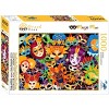 Brain Tree - Magic Mask 1000 Piece Puzzles for Adults-Jigsaw Puzzles-With 4 Puzzle Sorting Trays- Random Cut - 27.5"Lx19.5"W - 2 of 4