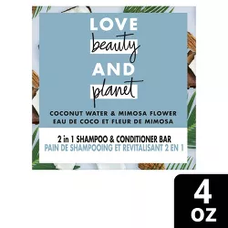 Love Beauty and Planet Coconut Water Shampoo + Conditioner Bar - 4 oz