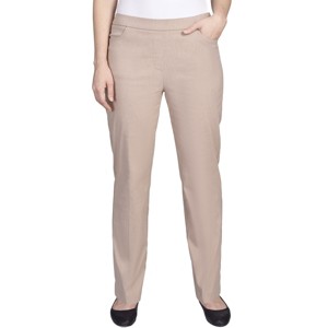 Alfred Dunner Women's Classic Allure Slim Fit Short Length Pant With Elastic Comfort Waistband - 1 of 4