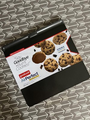 Goodcook Airperfect Medium And Large 2pk Insulated Nonstick Baking Cookie  Sheets Dark Gray : Target