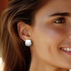 Ross-Simons Sterling Silver Square Clip-On Earrings - 2 of 4