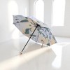 Unique Bargains Umbrella Manual 8-rib Double Layer Flower Sun Protection Vinyl Impact Cloth Hibiscus 1 Pcs - 2 of 4