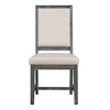 Whisen Retro Style Dining Upholstered Chair for Dining Room and Living Room(Set of 4) - 4 of 4