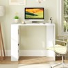 Tangkula 36" Compact Writing Desk w/ 3 Open Shelves Freestanding Anti-tipping Kit - 2 of 4