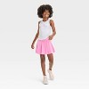 Grayson Threads Kids Big Girl Tank Top - Pink/White - 4 of 4