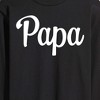 Men's - Instant Message - Papa Long Sleeve Graphic T-Shirt - 2 of 4