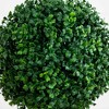 Nearly Natural 4-ft Artificial Triple Ball Boxwood Topiary Tree (Indoor/Outdoor) - 3 of 4